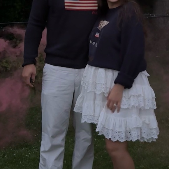 innika choo schiffli scallop frill mini dress - Picture 7 of 8